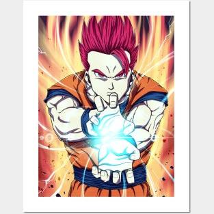 Gohan - Super Saiyan God Posters and Art